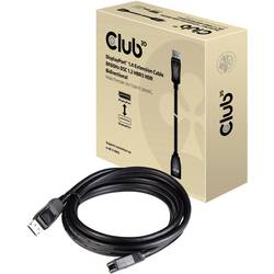 club3D DisplayPort Verlängerungskabel DisplayPort Stecker, DisplayPort Buchse 3.00 m Schwarz CAC-1023 DisplayPort-Kabel