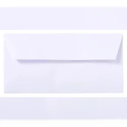 G.Lalo 10x Lalo, Umschlag Vélin de France selbstklebend - Weiß 46700L