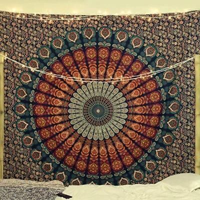 Inspire Select Bohemian Mandala Wall Tapestry Hippie Psychedelic Fabric Decor For Bedroom & Living Space tn dz23112412433 110.24 X 70.87 In