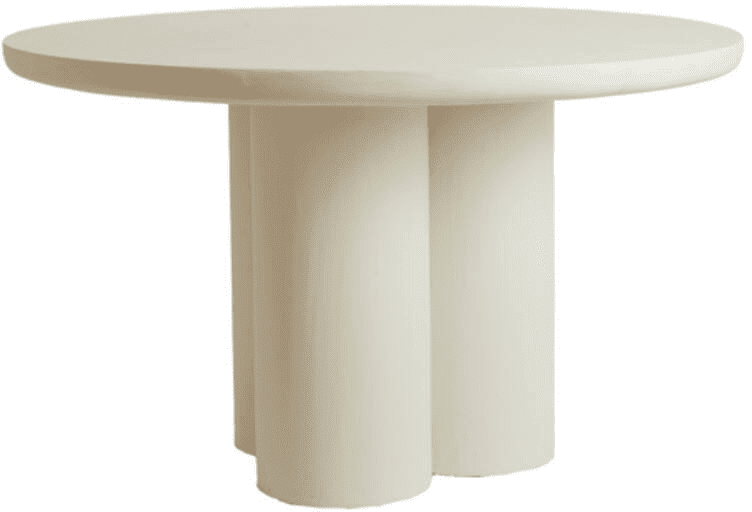 Nessina Cream Round Dining Table