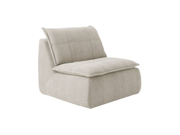 Fauteuil tissu h81 naturel