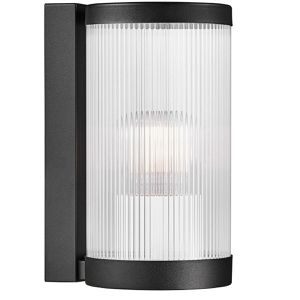 Nordlux Wandleuchte Coupar, aus Aluminium, für außen (IP54), 230 V, schwarz, mit E27-Fassung
