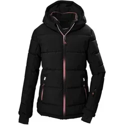 KILLTEC Kinder Ski-Steppjacke KSW 186 GRLS SKI JCKT, Größe 152 in Schwarz Schwarz
