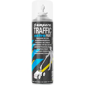 AMPERE 10615 Markierungsspray Traffic Extra Paint, weiß, Langzeit, 500 ml