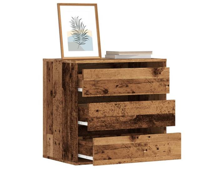 vidaXL Kommode, Kommode Altholz-Optik 60x41x58 cm Holzwerkstoff