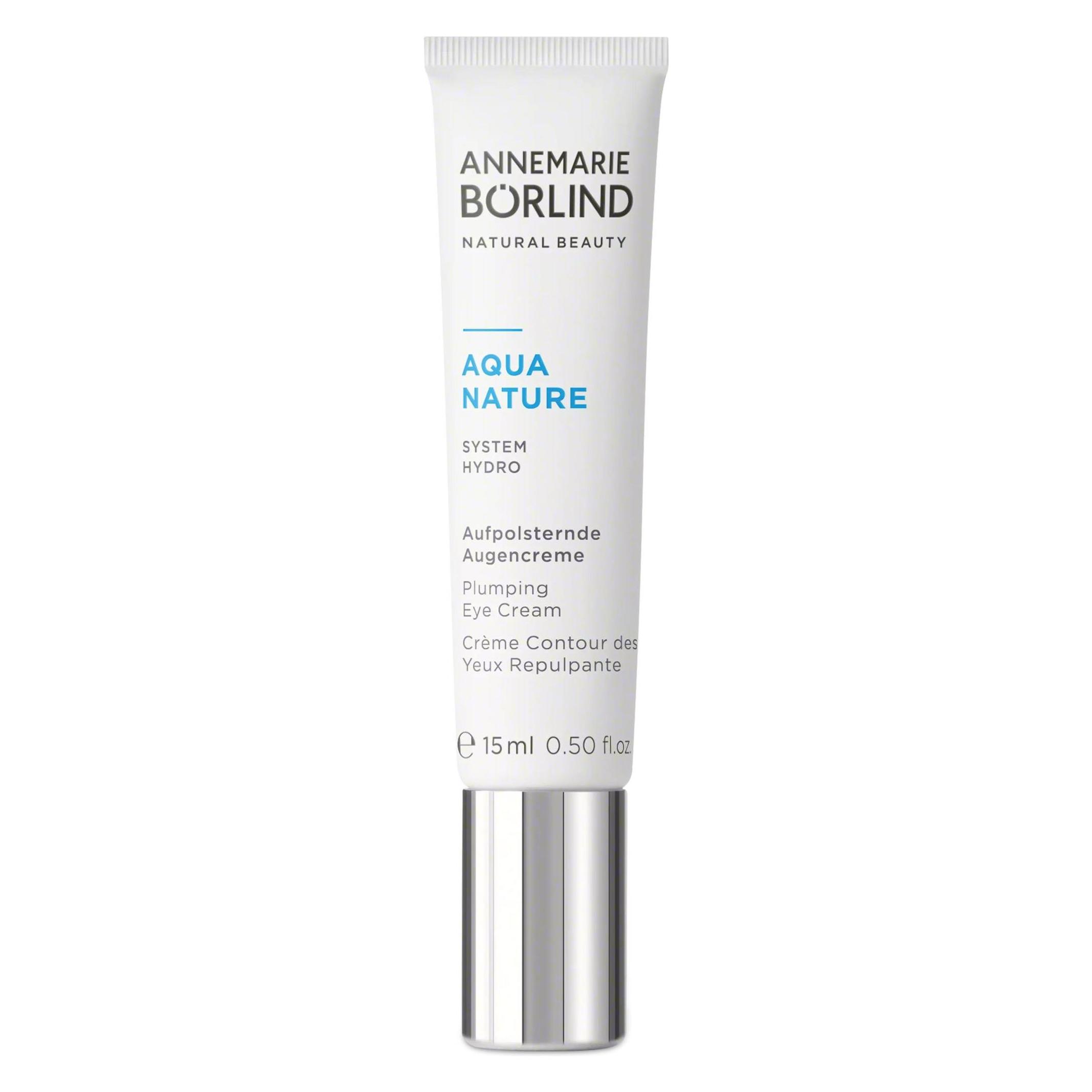 Annemarie Börlind AQUANATURE Aufpolsternde Augencreme (Augenpflege Crème, 15 ml, Tag + Nacht) (106121490)