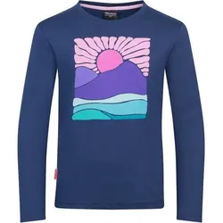 TROLLKIDS Girls Falketind Longsleeve GOTS, Größe 104 in Blau Blau