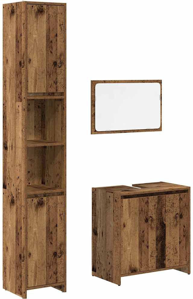 Latitude Run Arvind Bathroom Furniture Suite Old Wood