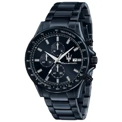 MASERATI - SFIDA - CHR BLUE DIAL BR BLUE /44 MM