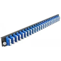 Delock Rack-Montageblech für Glasfaser-Spleissbox, Netzwerkkabel
