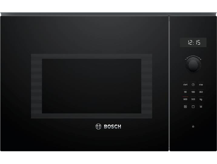 BOSCH Einbau-Mikrowelle BEL554MB0 , schwarz, B:59,4cm H:38,2cm T:38,8cm, Mikrowellen, Extraschnelles Auftauen, Aufwärmen und Zubereiten, Einbau-Mikrowelle