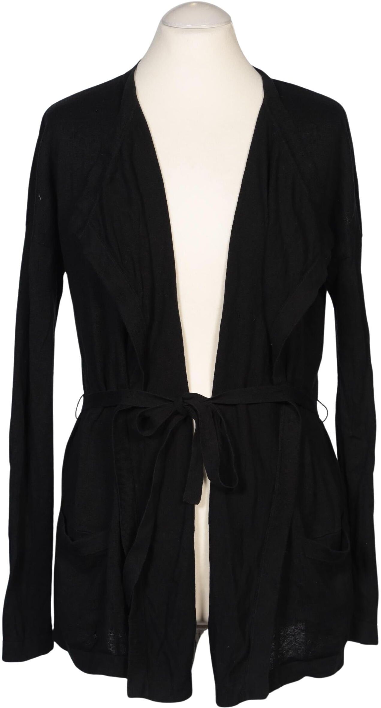 Weekend Max Mara Damen Strickjacke, Schwarz, Gr. S, Seide / Baumwolle - Second Hand