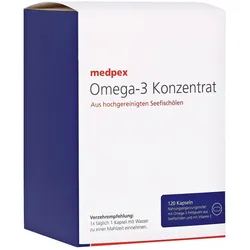medpex Omega-3 Konzentrat 120 St