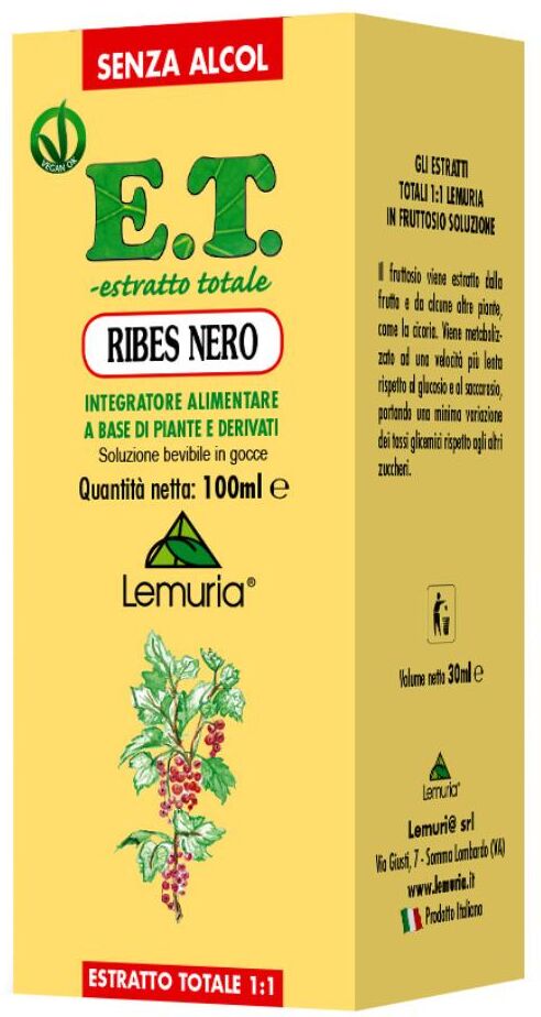 LEMURIA srl RIBES NERO ESTR 100ML