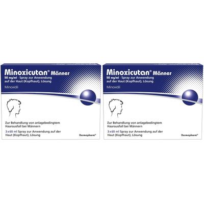 Minoxicutan Männer 50 mg/ml Spray 2x 2x3x60 ml Lösung