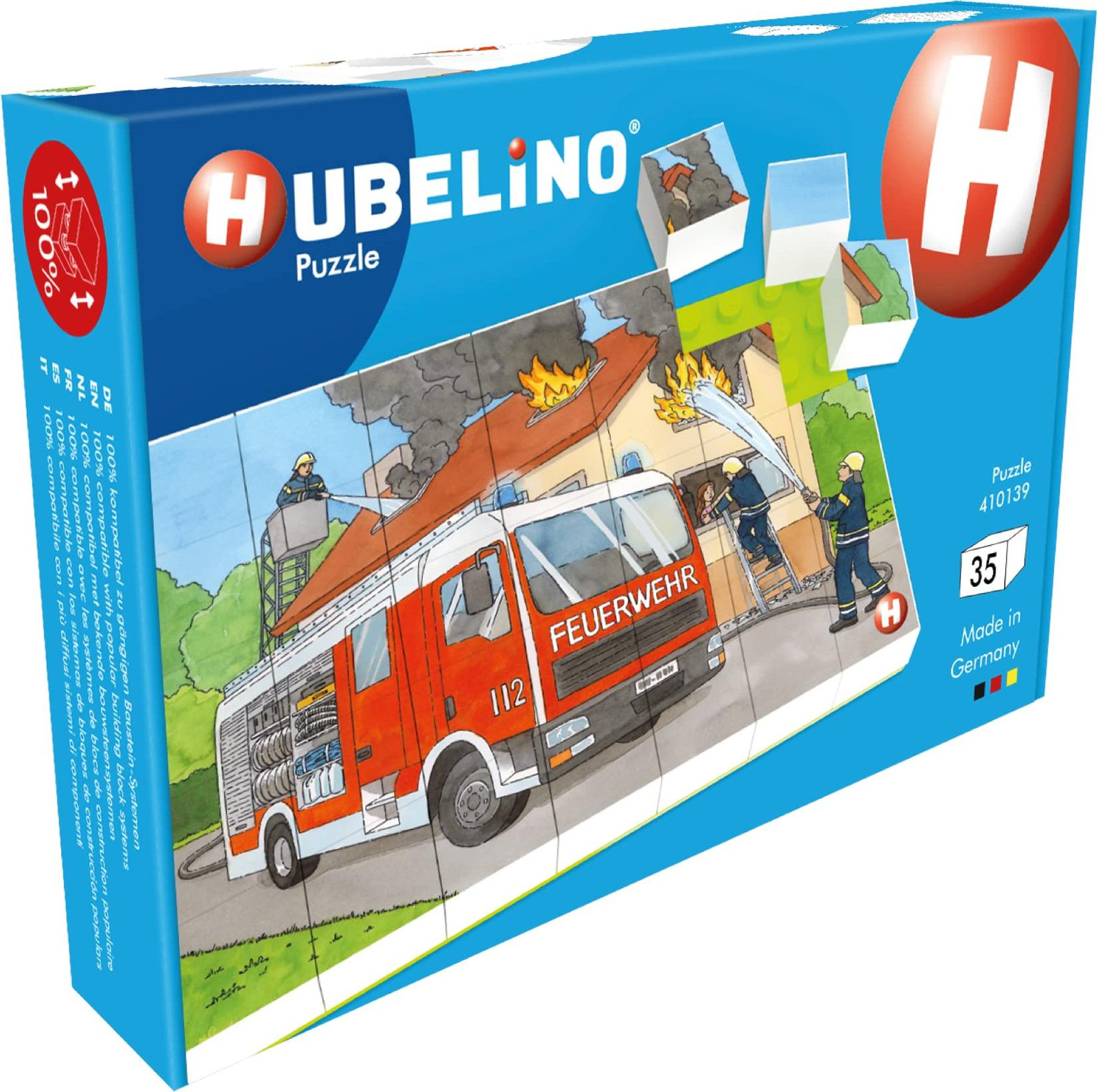 Hubelino Puzzel: Brandweer in Actie