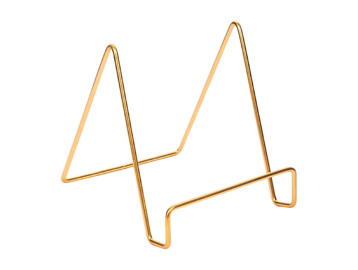QUVIO Boekensteun minimalistisch - 15,5 x 13 x 14 cm - Goud