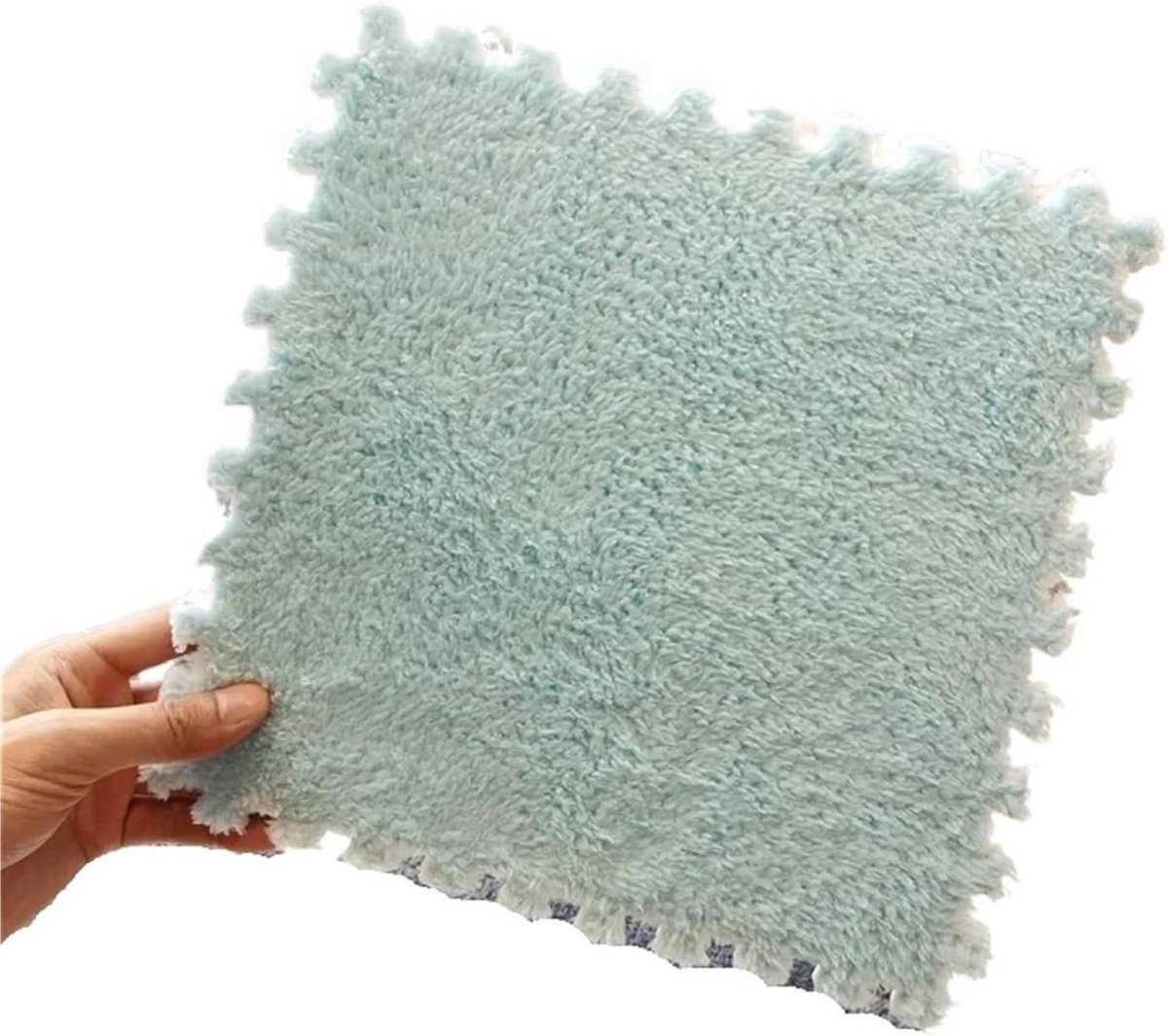 Pluche Puzzelmat Schuimtegels Tapijt Veelkleurig - 10 stuks
