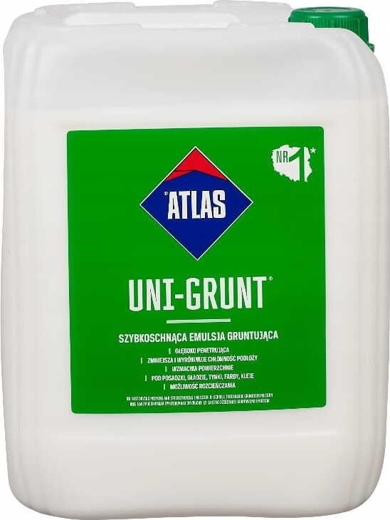 Atlas Uni-Grunt snel drogende basisemulsie, 10 liter