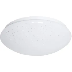 LED Deckenlampe Schlafzimmerleuchte 6500K Sternenhimmel Deckenlampe Tageslicht weiß, Sterneneffekt, 18W 1260lm 6500K, DxH 29x9,5  m