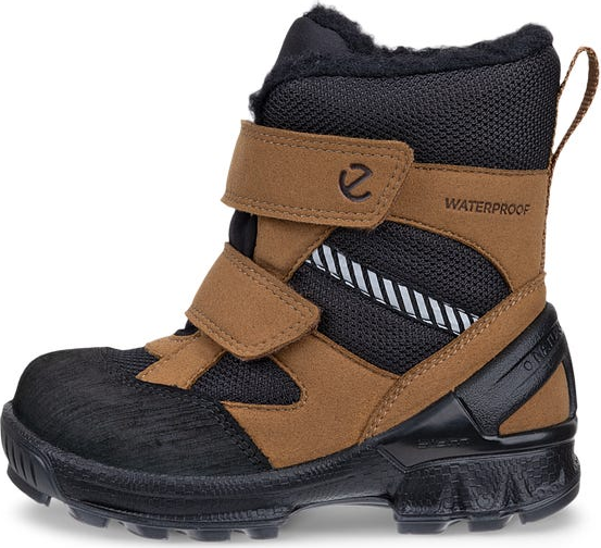 Ecco Kids' Biom Hike I High Boot Black/camel/black 21
