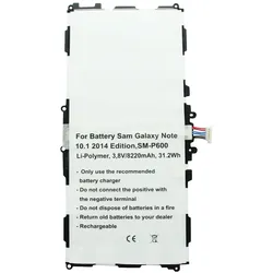 AccuCell Akku nur passend für Samsung Galaxy Note 10.1 2014 Edition SM-P600 Akku T8220E