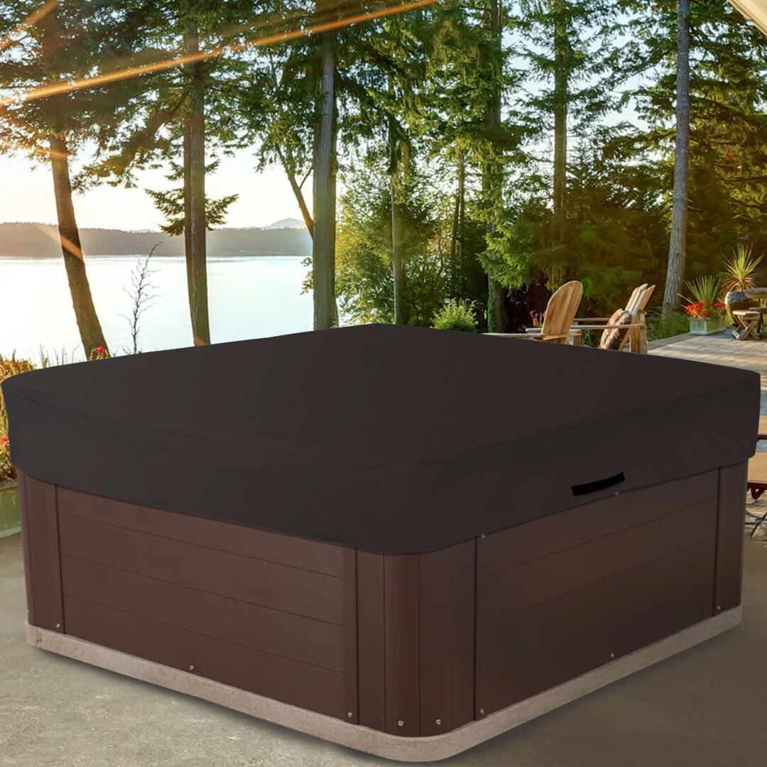 Blue Elephant Heavy Duty Hot Tub Jacuzzi Outdoor Gazebo Covers/ Cover for Hot Tub Brown 35.6cm H x 243.8cm W x 243.8cm D