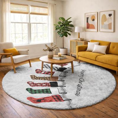Addison Rugs Premium Washable Super Soft Christmas Stockings Dream Shag Rug