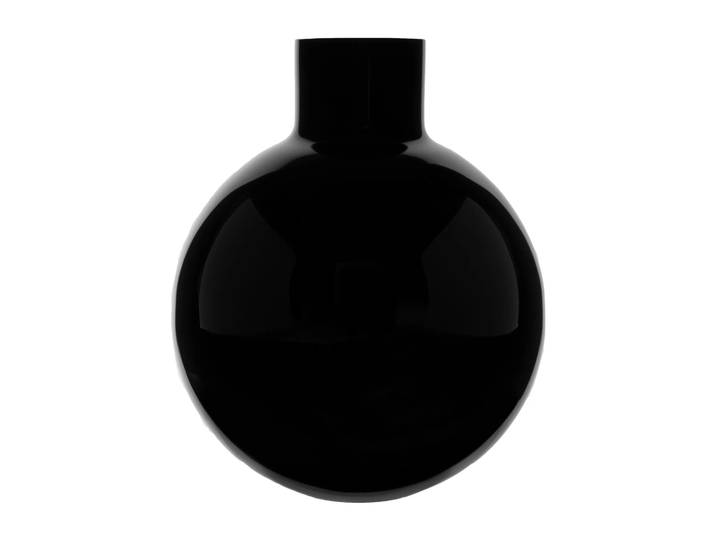 Skrufs Glasbruk Vase Pallo Noir 37 cm