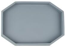 Youfap Market Decorative Octagonal Silicone Storage Tray For Kitchen, Shower Room, Living Room grey xl
