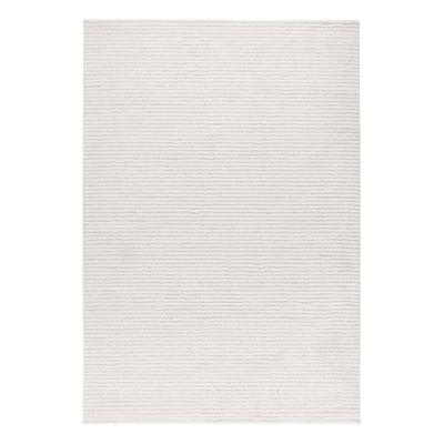 Teppich KAYOOM "Angel 325", weiß (elfenbein), B:200cm H:20mm L:290cm, Polyester, Teppiche, Teppich, weicher Kurzflor, Wohnzimmer