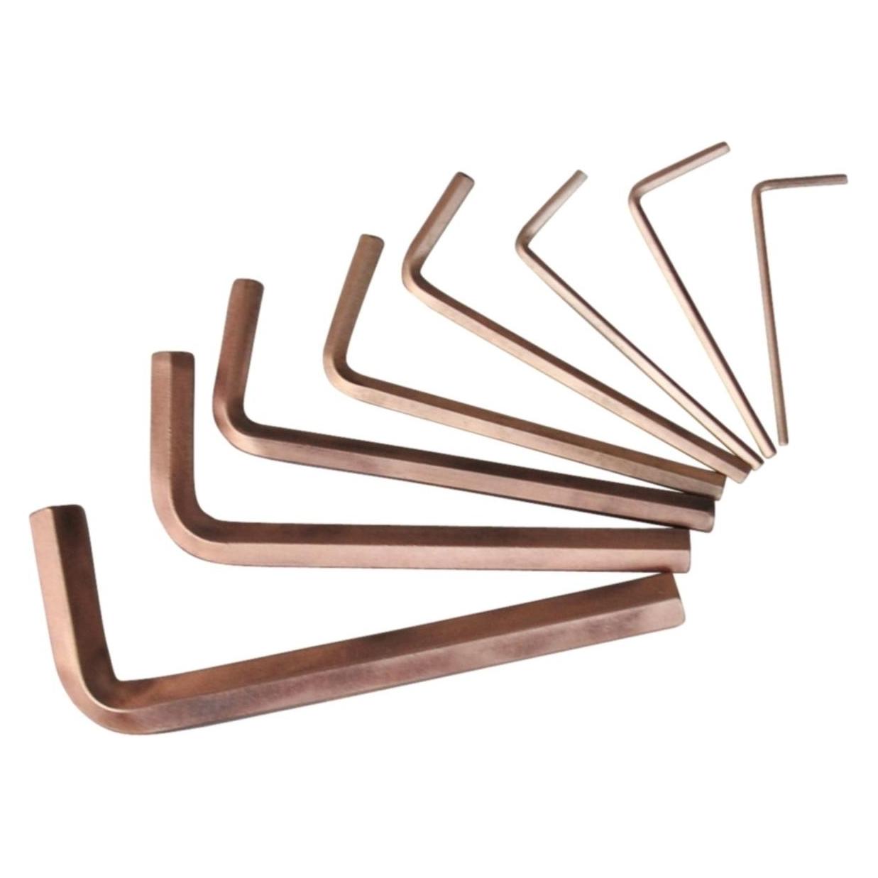 KS Tools BRONZEplus Winkelstiftschlüssel-Satz lang, Innensechskant, 8 Teile (963.1515)
