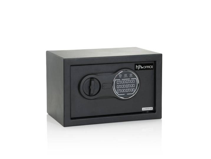 hjh OFFICE Tresor SAFE COMPACT III Stahl Möbeltresor Safe, 20.0 x 31.0 x 20.0 cm