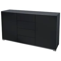SIDEBOARD Santo Schwarz matt