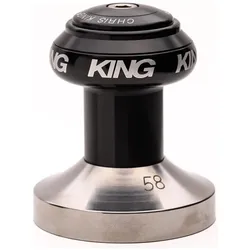 Chris King Espresso Tamper, 58mm, flat, black, Zubehör Kaffeemaschinen, Schwarz