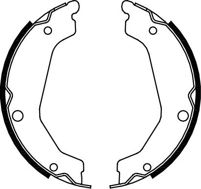 Triscan Bremsbackensatz, Feststellbremse 8100 43019 Für Hyundai