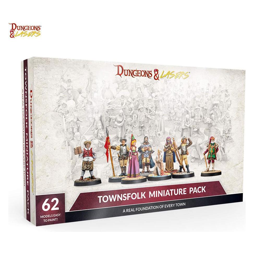 Archon Studio Dungeon & Lasers - Décors - Townsfolk Miniature Pack (Kunststoff) (DNL0036)