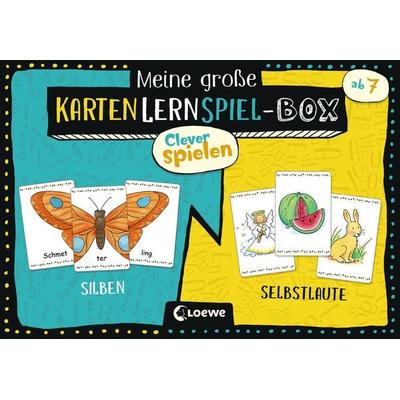 Clever Spielen - Meine große KartenLernSpiel-Box - Silben/Selbstlaute