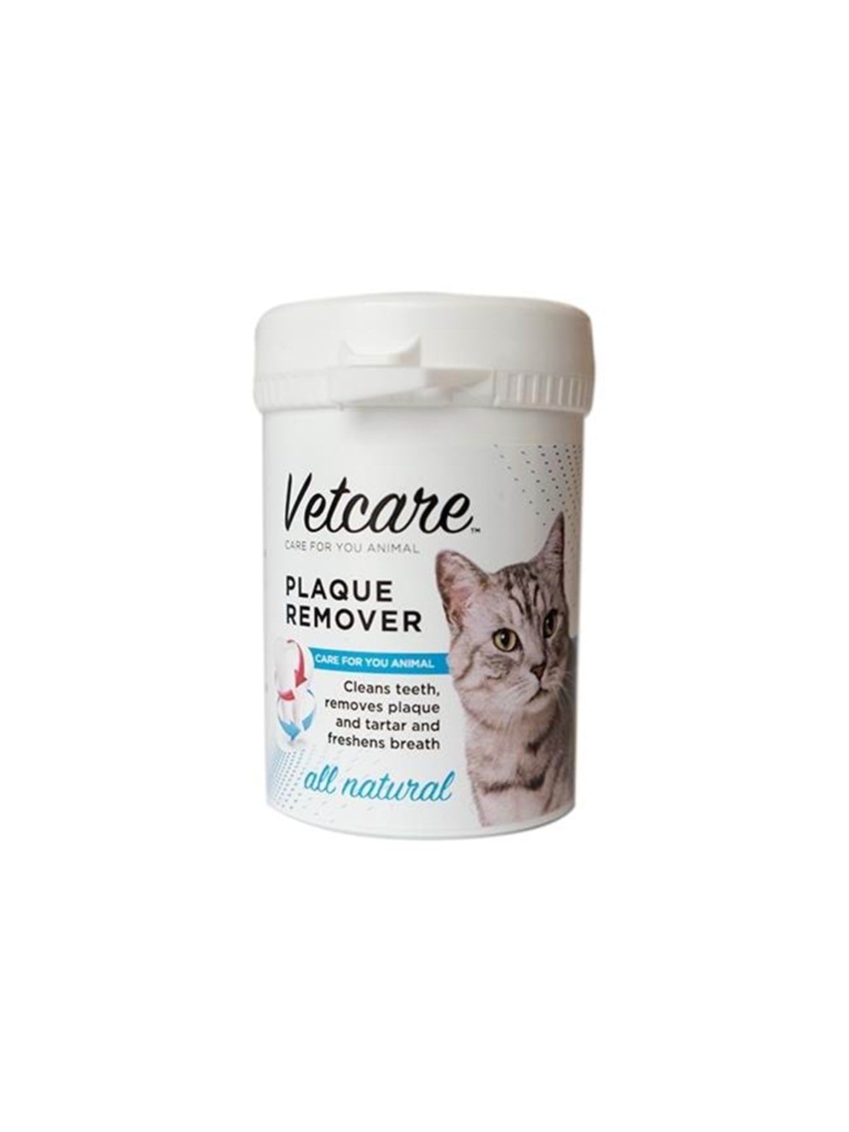 Vetcare Rein Natürlicher Plaque-Entferner Pulver für Katzen 40g