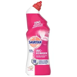 WC-Reiniger Sagrotan Gel 750 ml Blütenfrische WC-Reiniger mit dickerer Formel und 10xPower