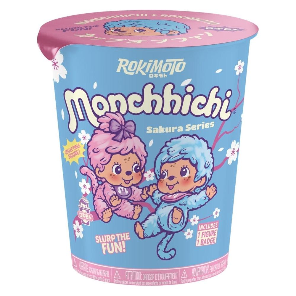 Funmaker Inc. Monchhichi Rokimoto Figur Cup of Fun Sakura Series 10 cm Blind Box Display (6) (78290620)