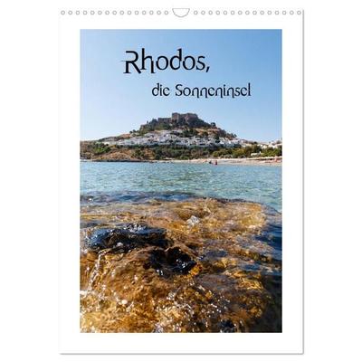 Rhodos, die Sonneninsel (Wandkalender 2027 DIN A3 hoch), CALVENDO Monatskalender