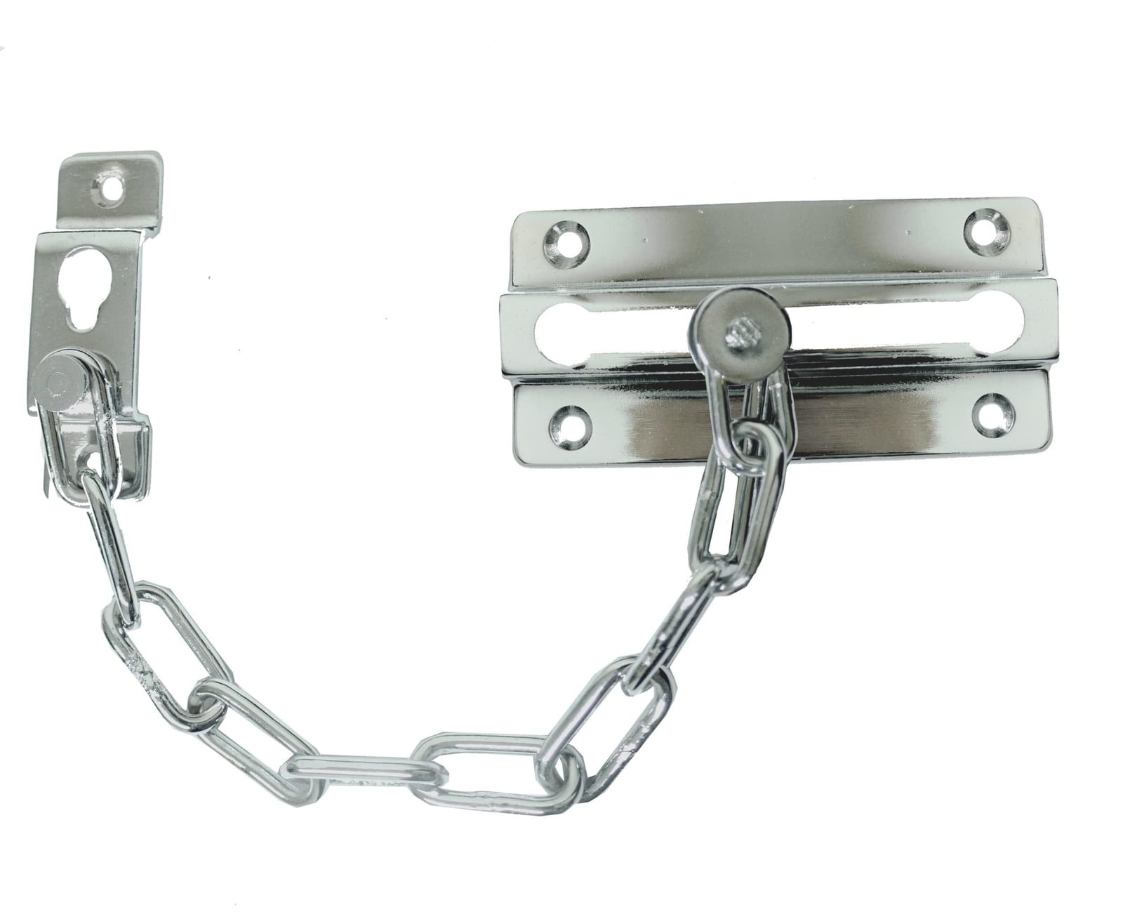 Extra sterke glijketting in gepolijst chroom