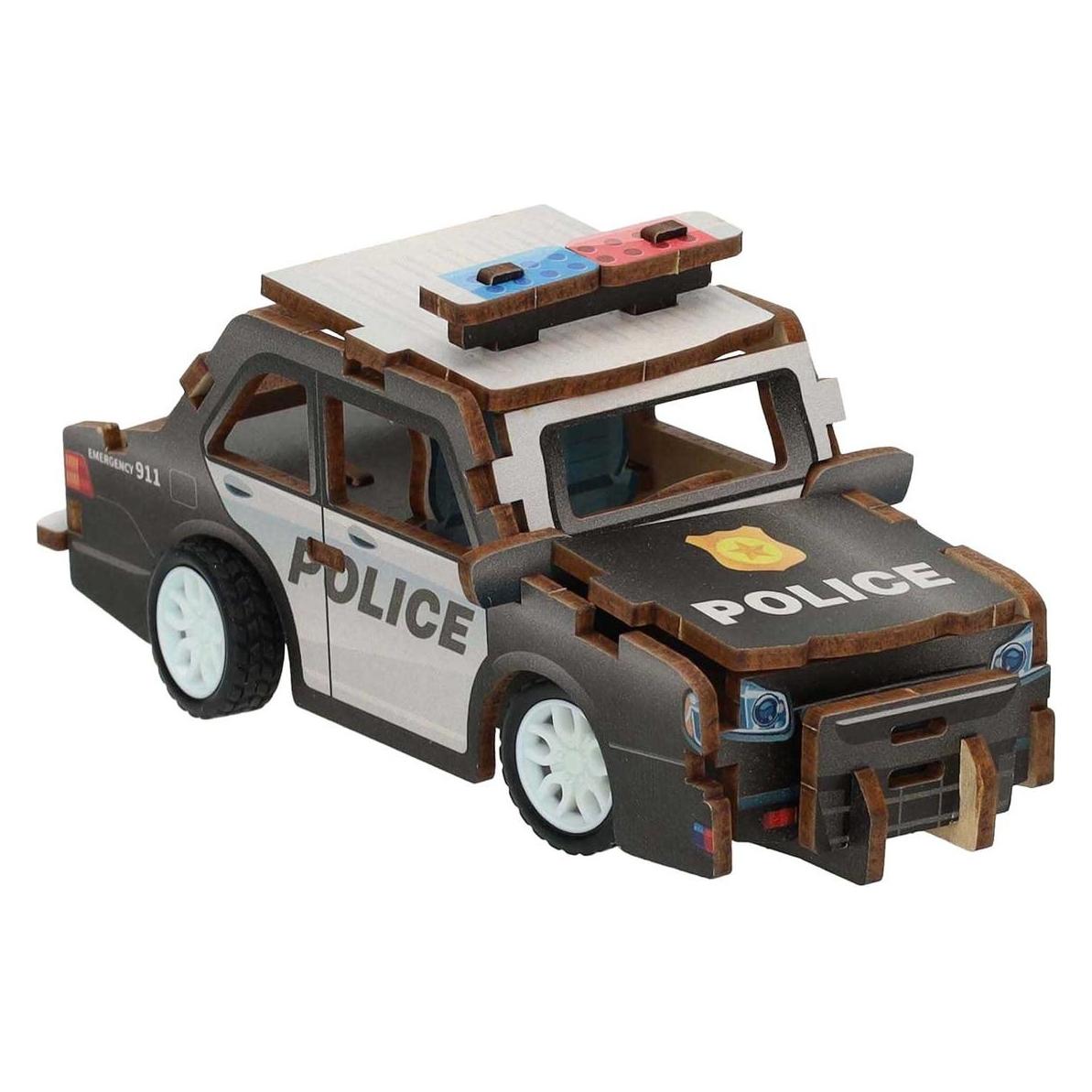 Lobbes Holzbausatz 3D Polizeiauto (66853622)