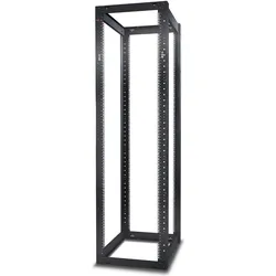 APC AR203A NetShelter 4 Post Open Frame (44 HE, 19 Zoll Rack), Serverschrank, Schwarz