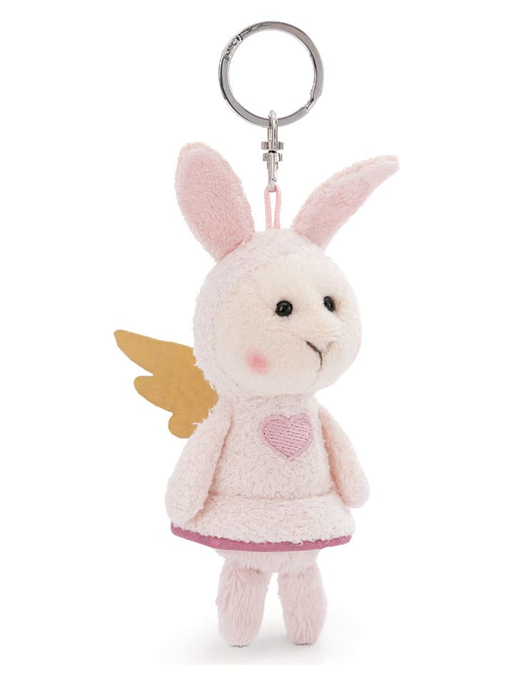 NICI Schlüsselanhänger "Schutzengel Hase" in Rosa - (H)10 cm - ab 3 Jahren - onesize