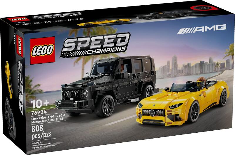 LEGO® Speed Champions 76924 Mercedes-AMG G 63 & Mercedes-AMG SL 63