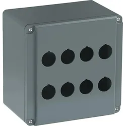 ABB 080SP8SFE Metallgehäuse, 8 Befehlsstellen, grau, Aluminium, IP66 1SFA170854R3008