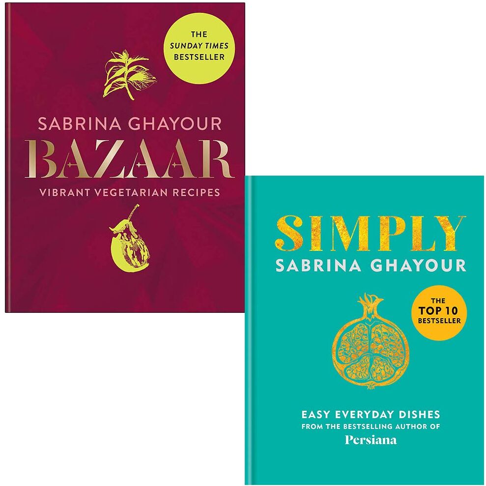Mitchell Beazley Bazaar & Simply By Sabrina Ghayour 2 Books Collection Set