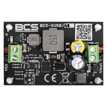 BCS BCS-SU50/48 DC/DC-Wandler 10-30V auf 48V 50W mit LED (BCS-SU50/48)